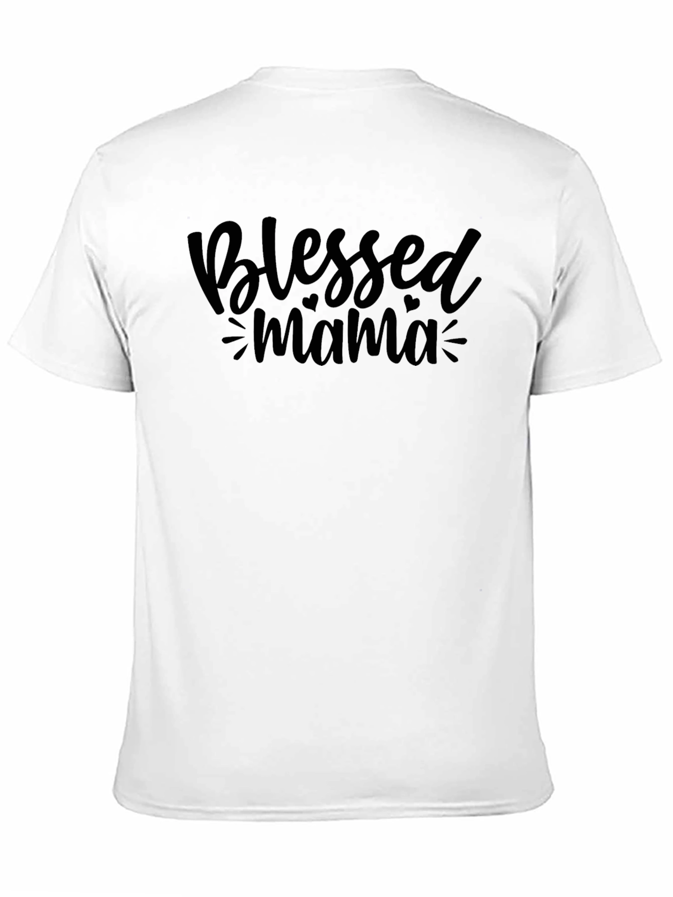 Blessed Mama Graphic Tee - Black
