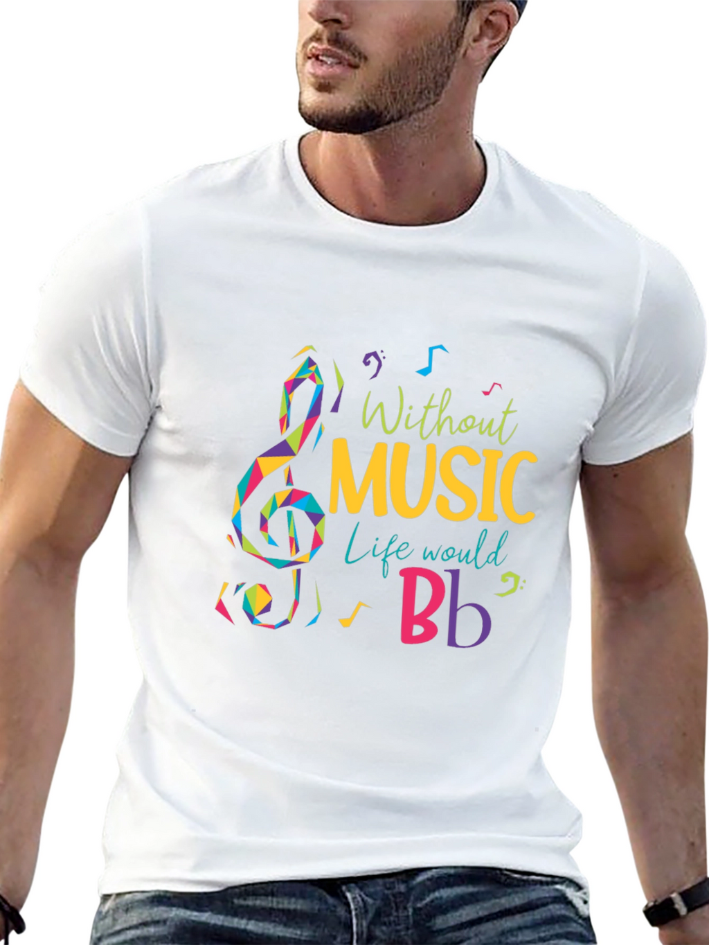 Without Music Life Would B Flat T-Shirt
