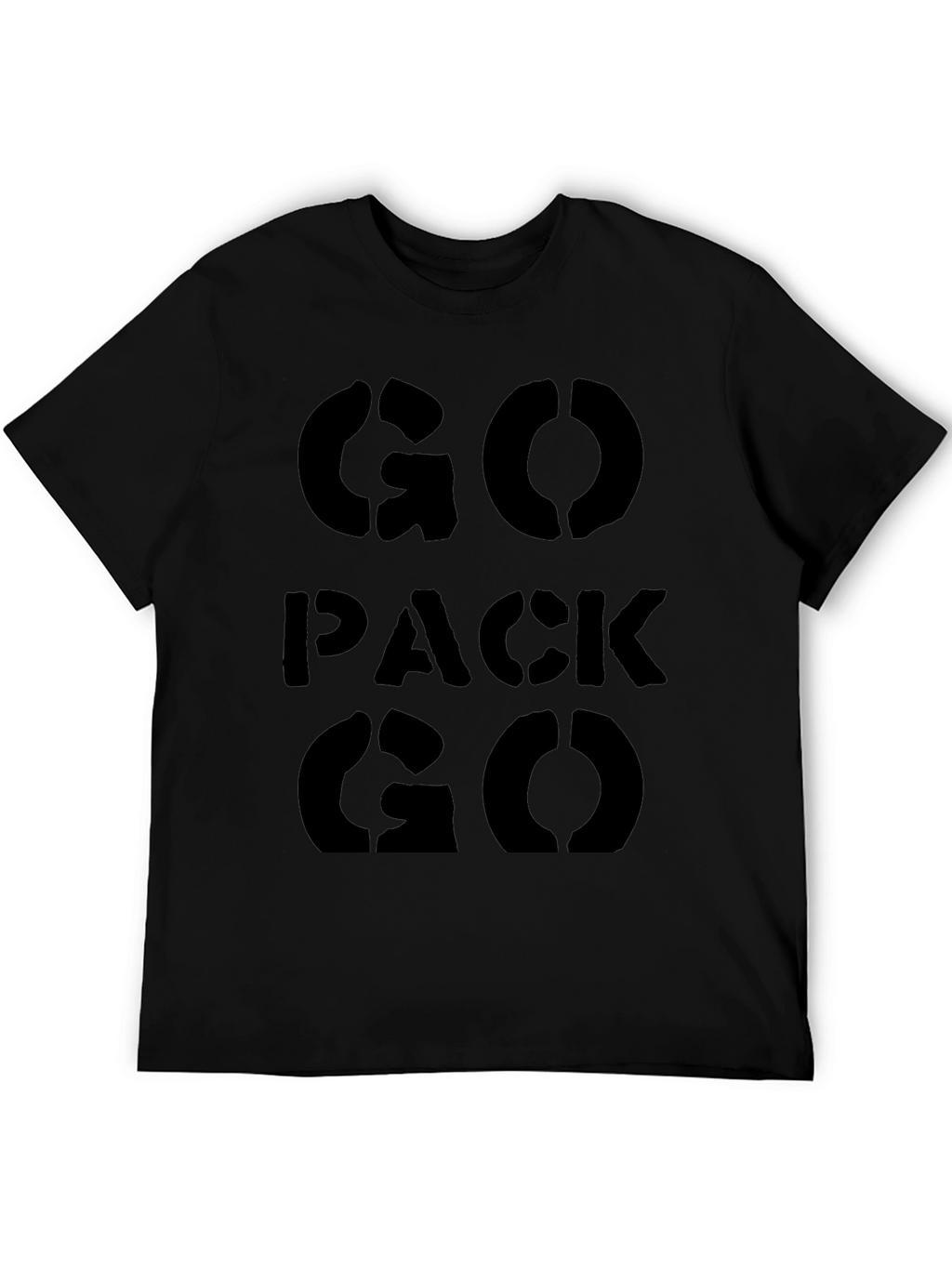 Go Pack Go Black T-Shirt