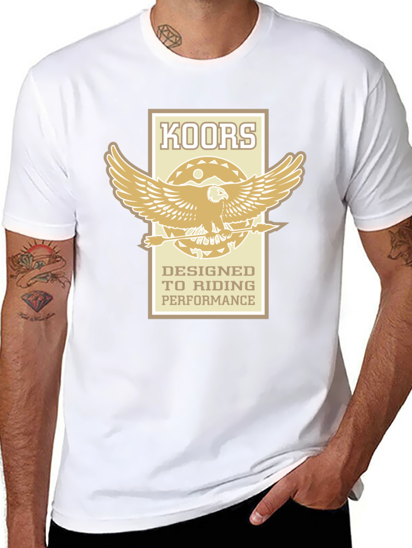 Koors Designed to Riding Performance Black T-Shirt