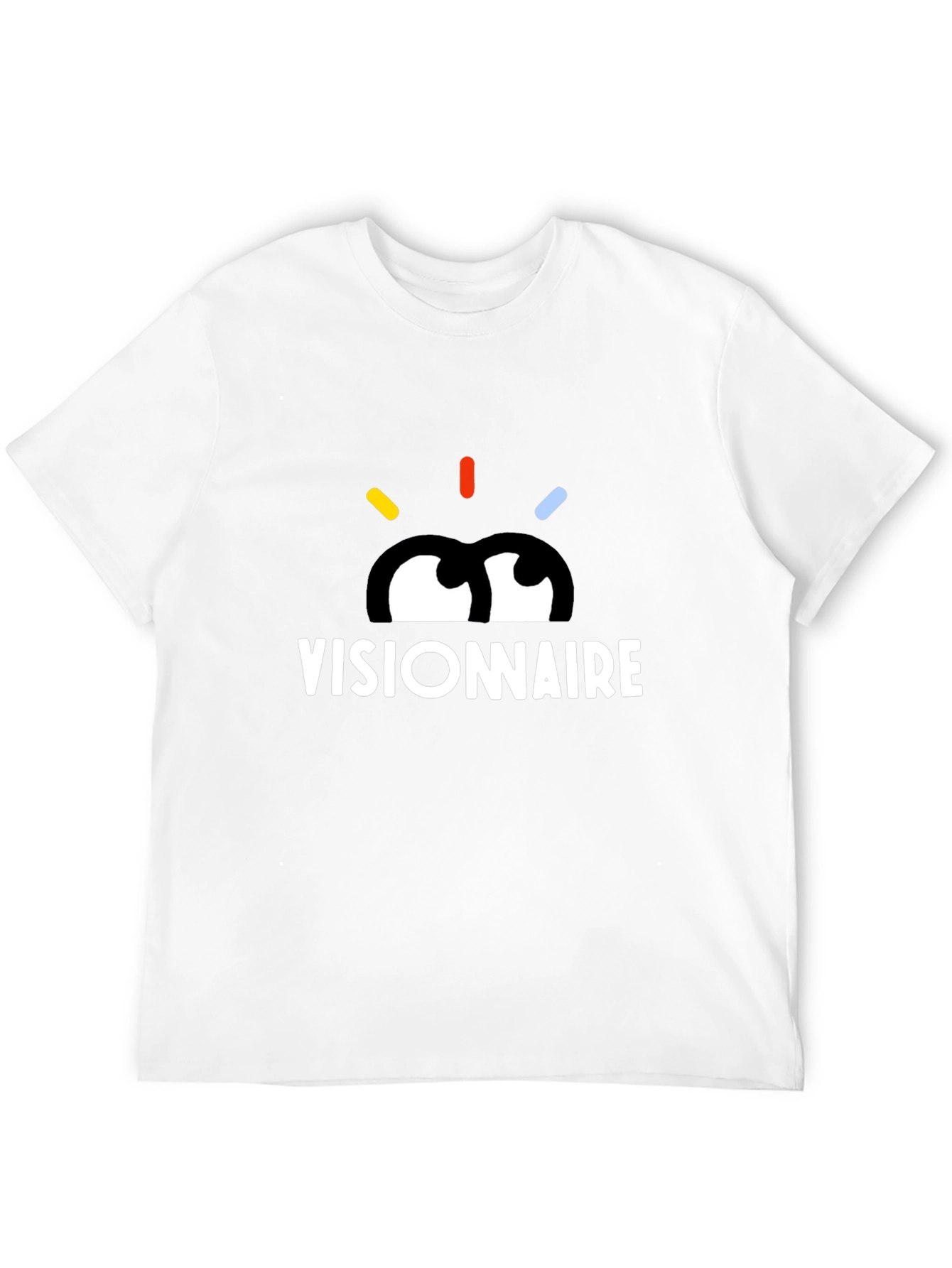 Visionnaire Graphic Black T-Shirt - Modern Eye Design