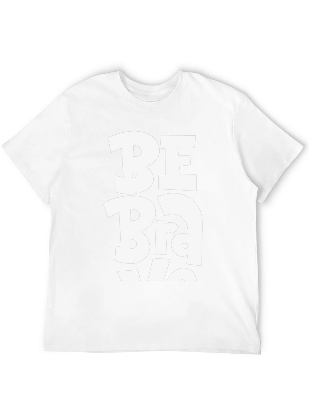 Be Brave Graphic Tee - Black Cotton Casual Shirt
