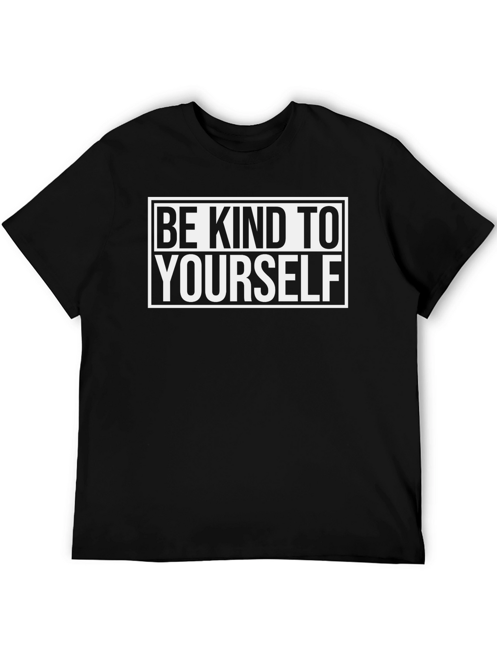 Be Kind To Yourself Black Graphic Tee