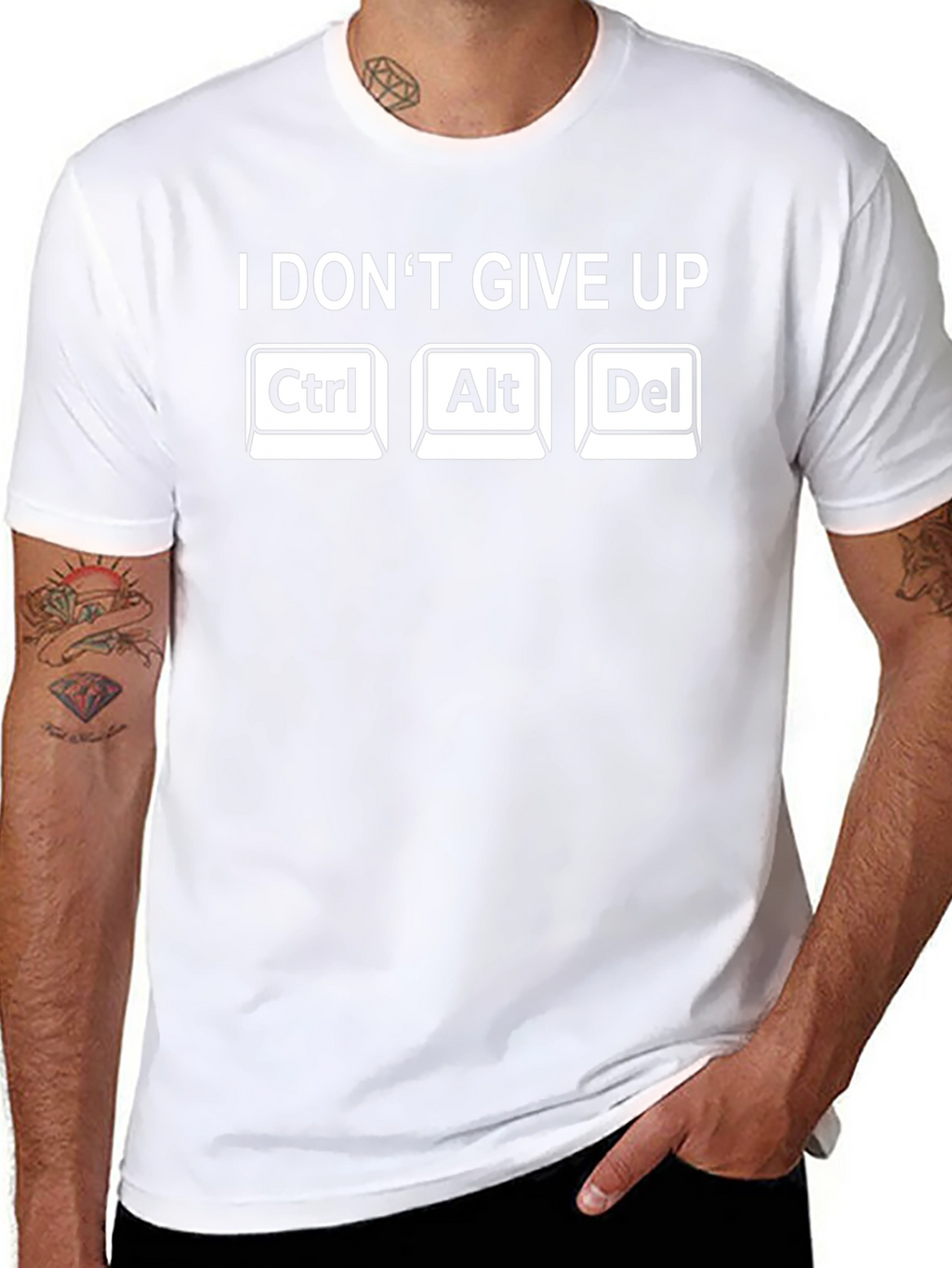 I Dont Give Up Ctrl Alt Del T-Shirt