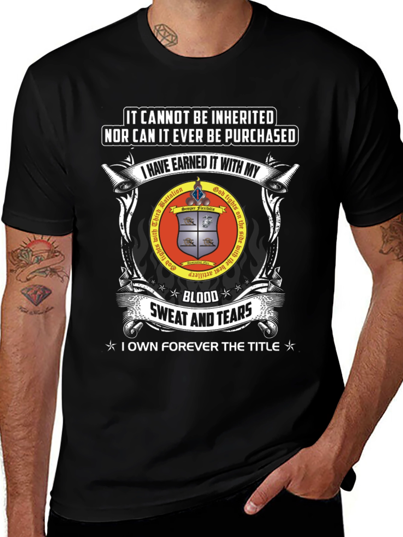 Earned Third Battalion T-Shirt
