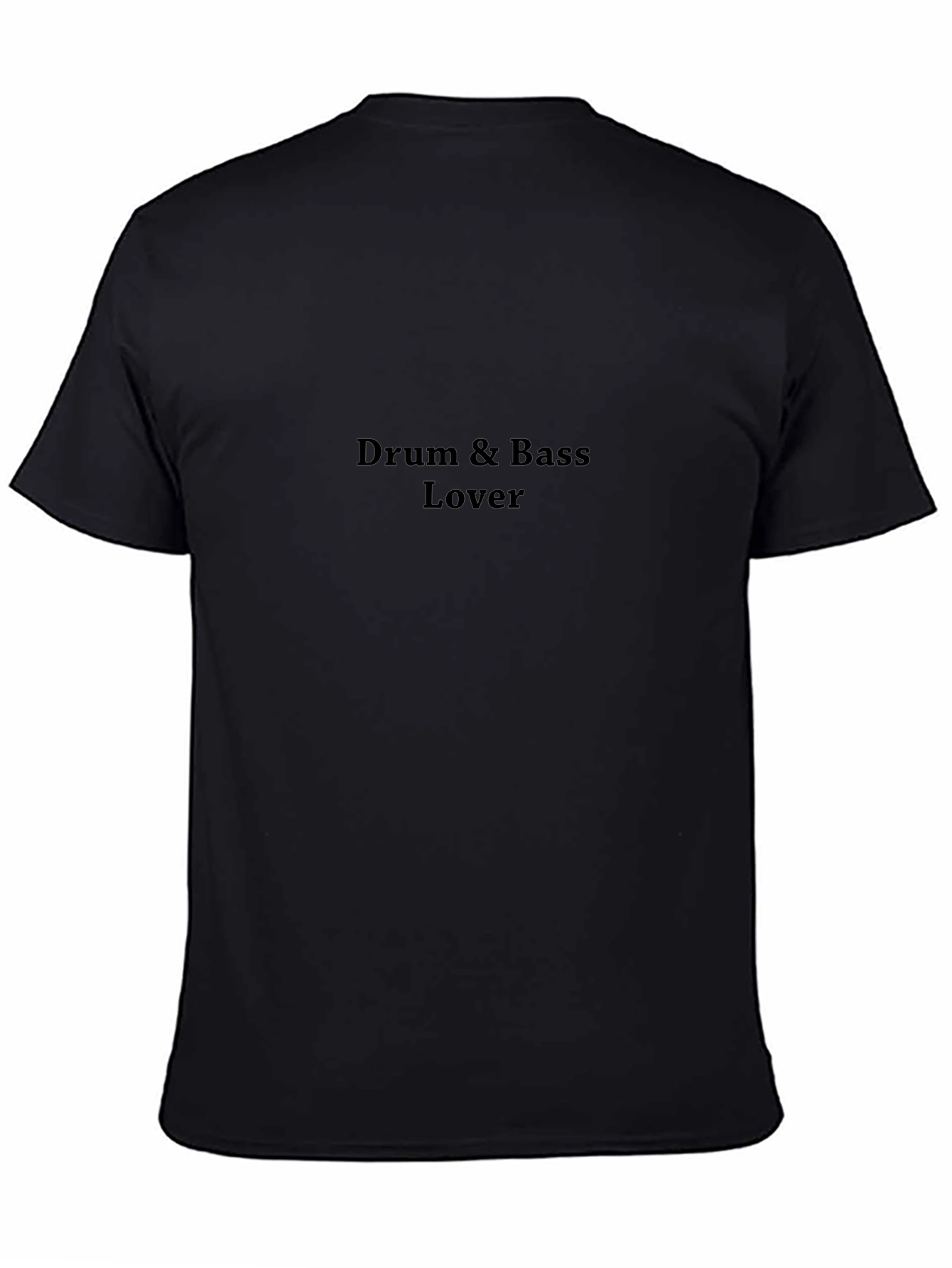 Drum & Bass Lover Black T-Shirt