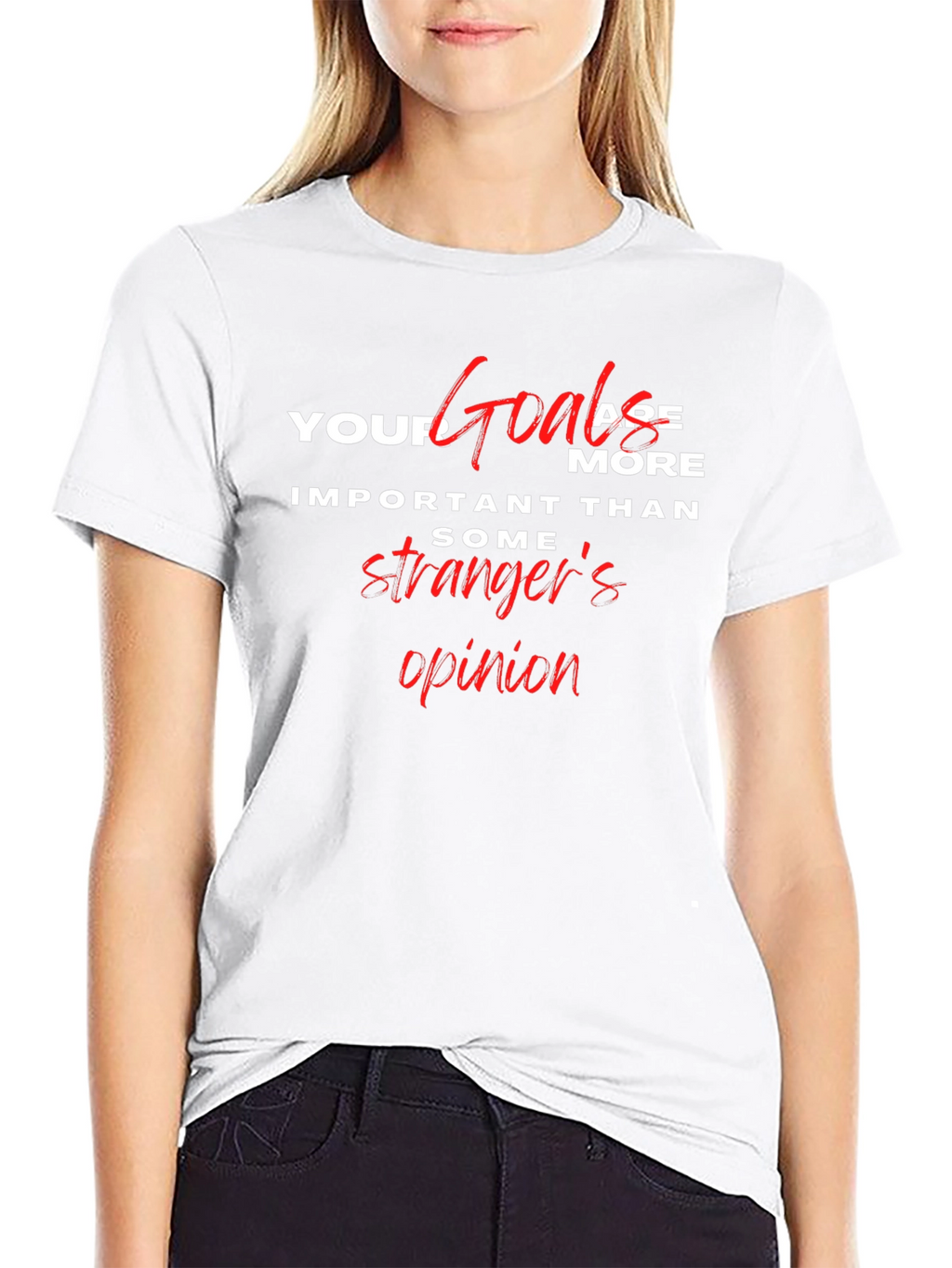 Inspirational Goals T-Shirt - Motivational Graphic Tee