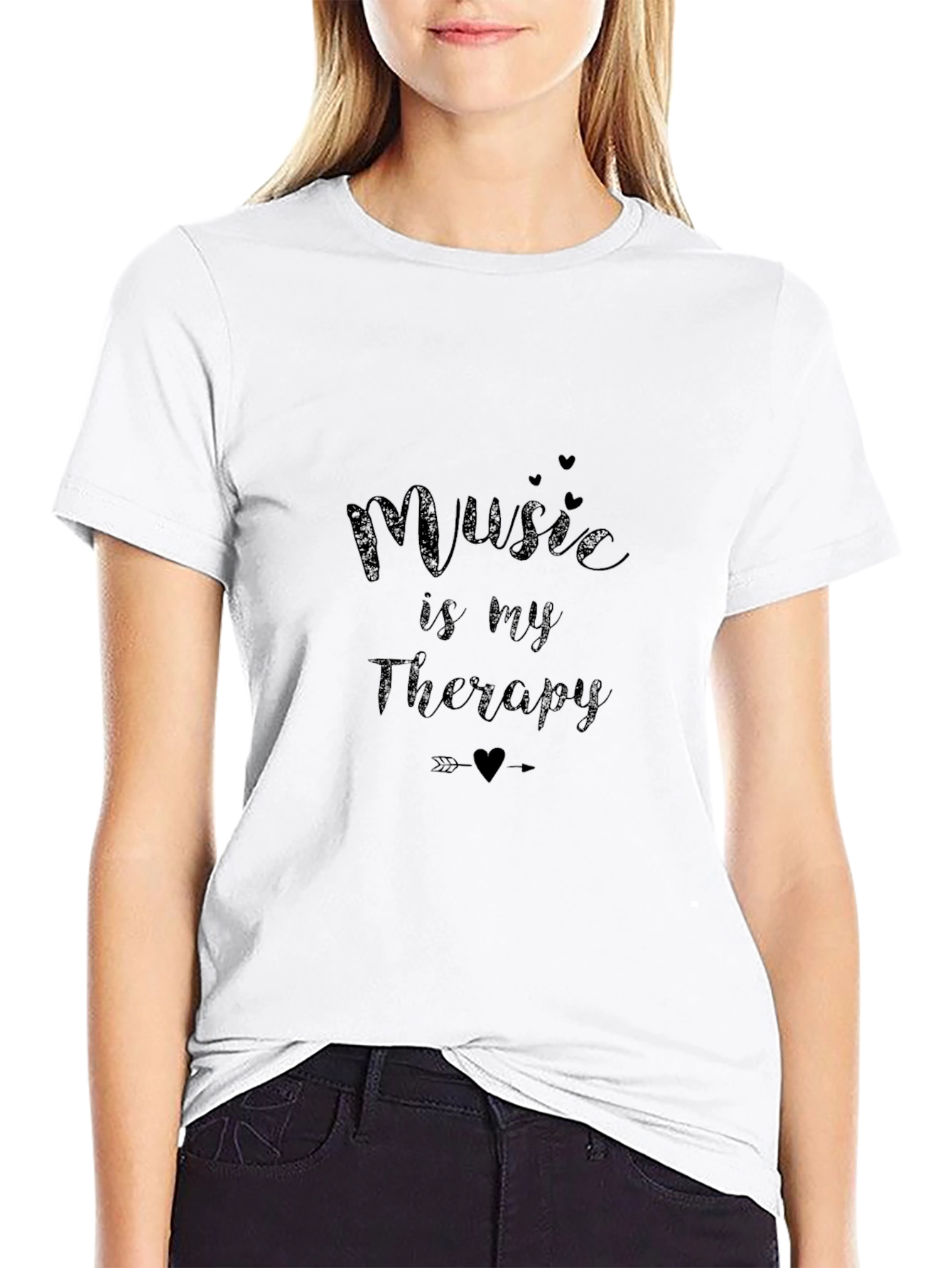 Music is My Therapy Graphic T-Shirt