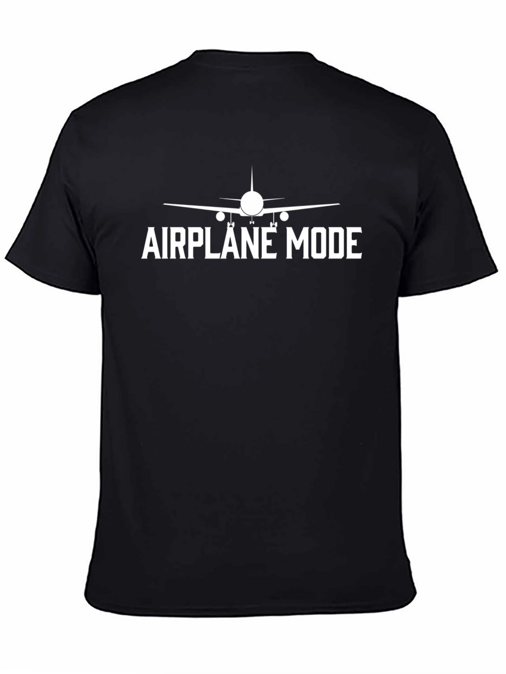 Airplane Mode Black Graphic Tee