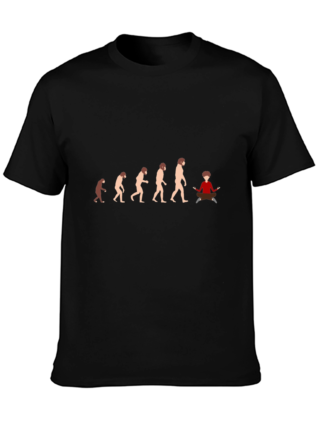Evolution to Yogi Black T-Shirt