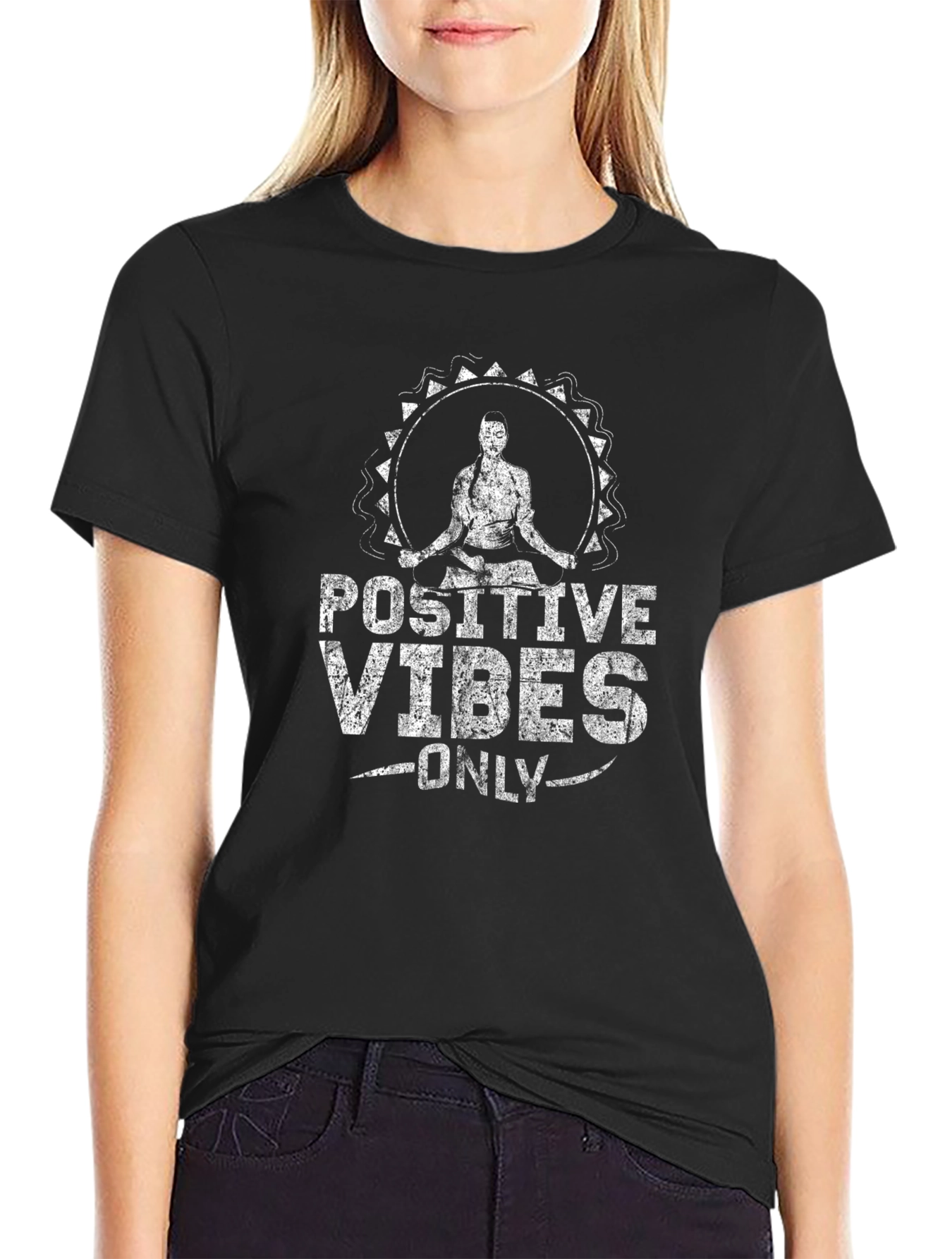 Positive Vibes Only Graphic T-Shirt