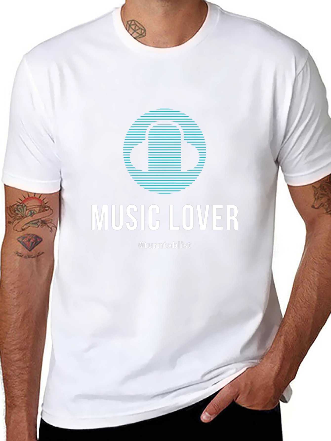 Music Lover T-Shirt - Turntablist Design