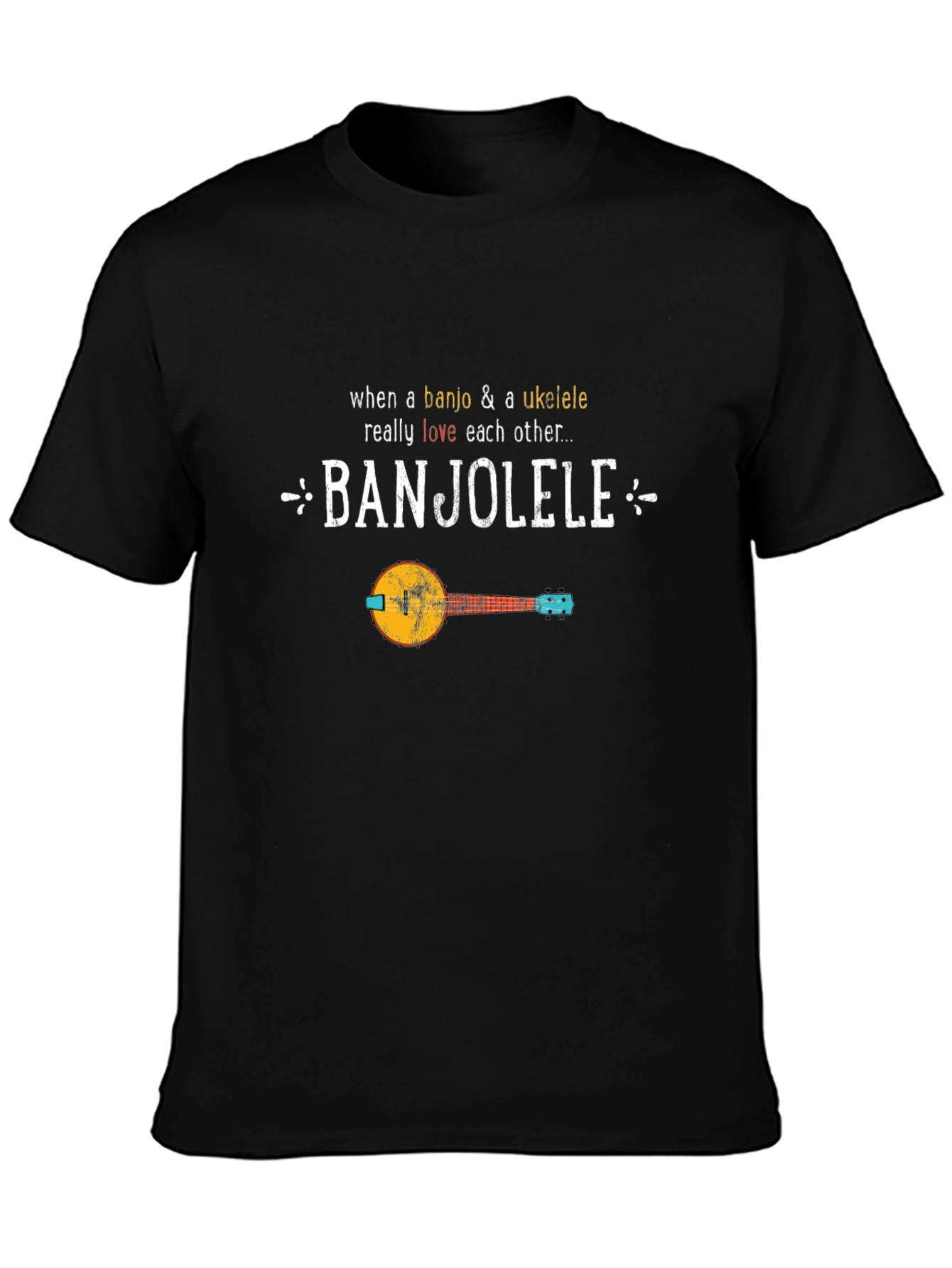Banjolele T-Shirt: Banjo & Ukulele Music Humor