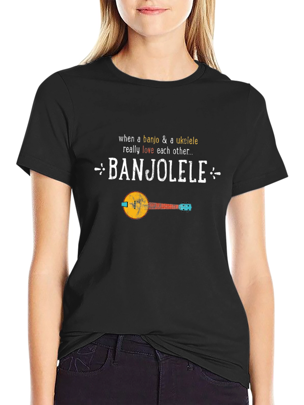 Banjolele T-Shirt: Banjo & Ukulele Music Humor