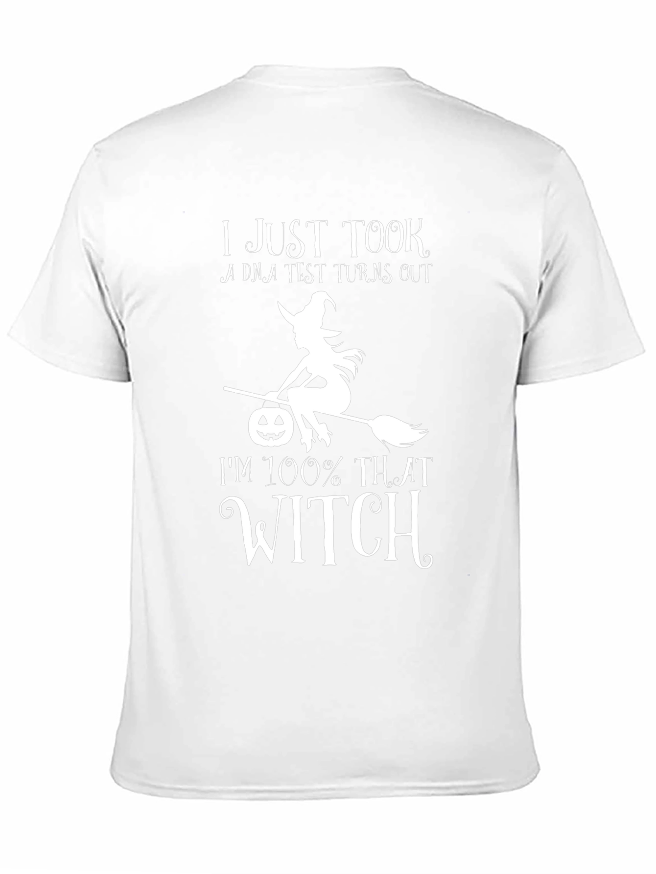 Funny Halloween Witch DNA Test Black T-Shirt