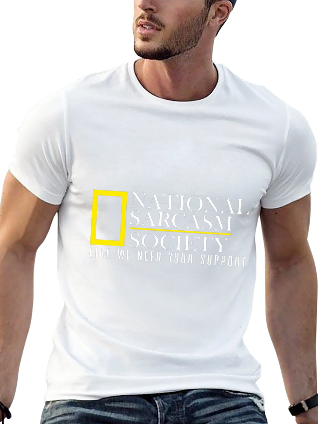 National Sarcasm Society T-Shirt: Funny & Stylish