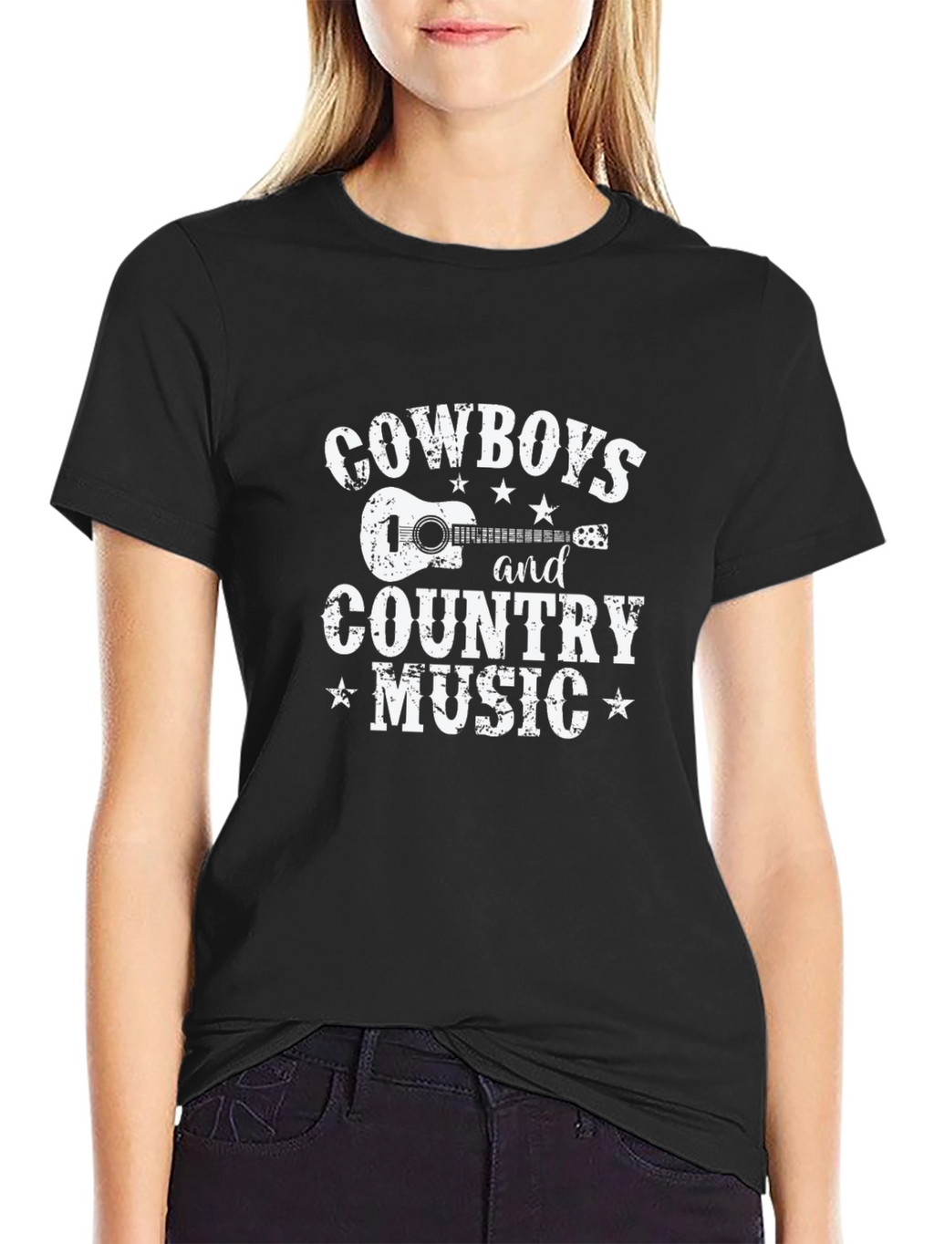 Cowboys and Country Music Graphic T-Shirt
