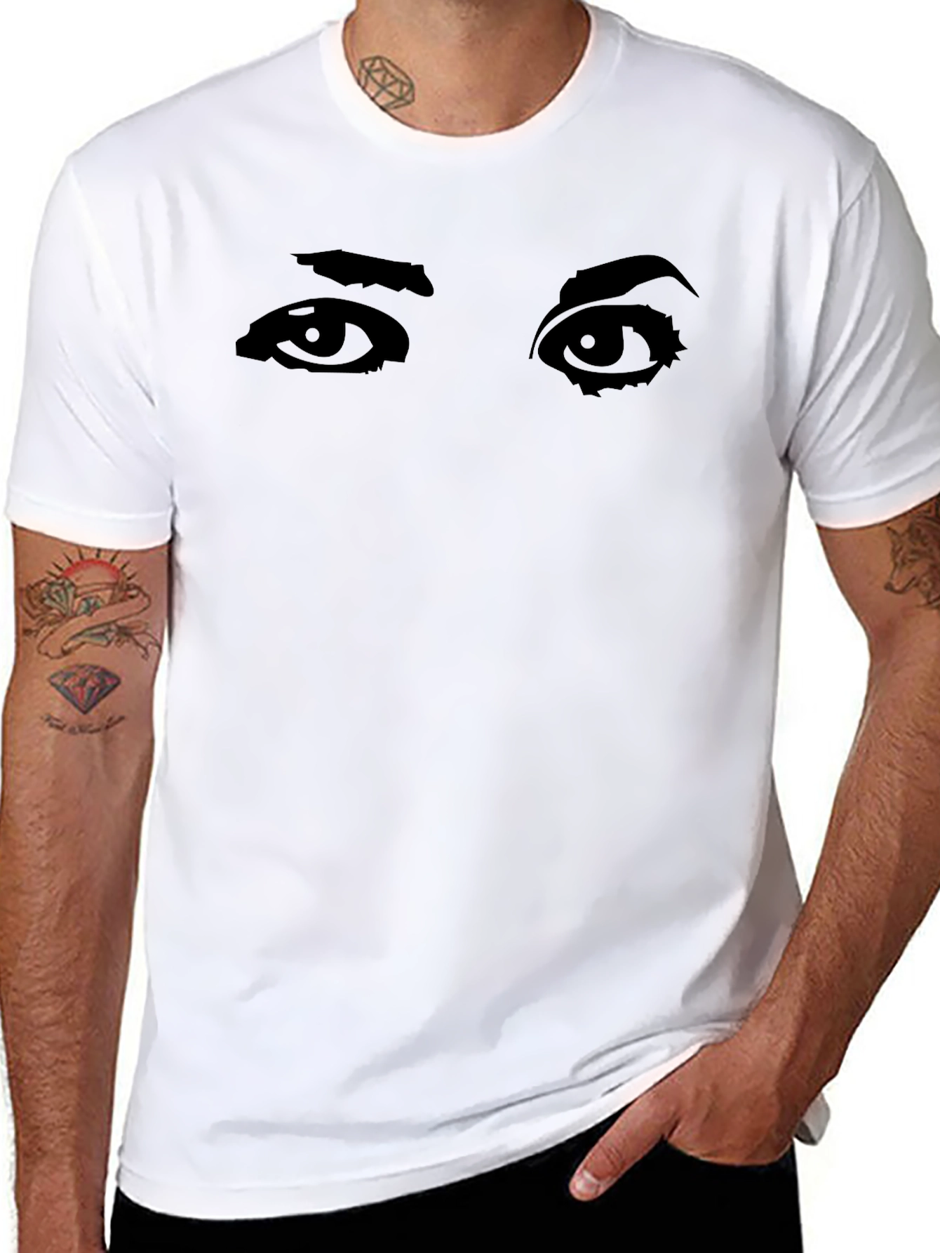 Eye Graphic Black T-Shirt