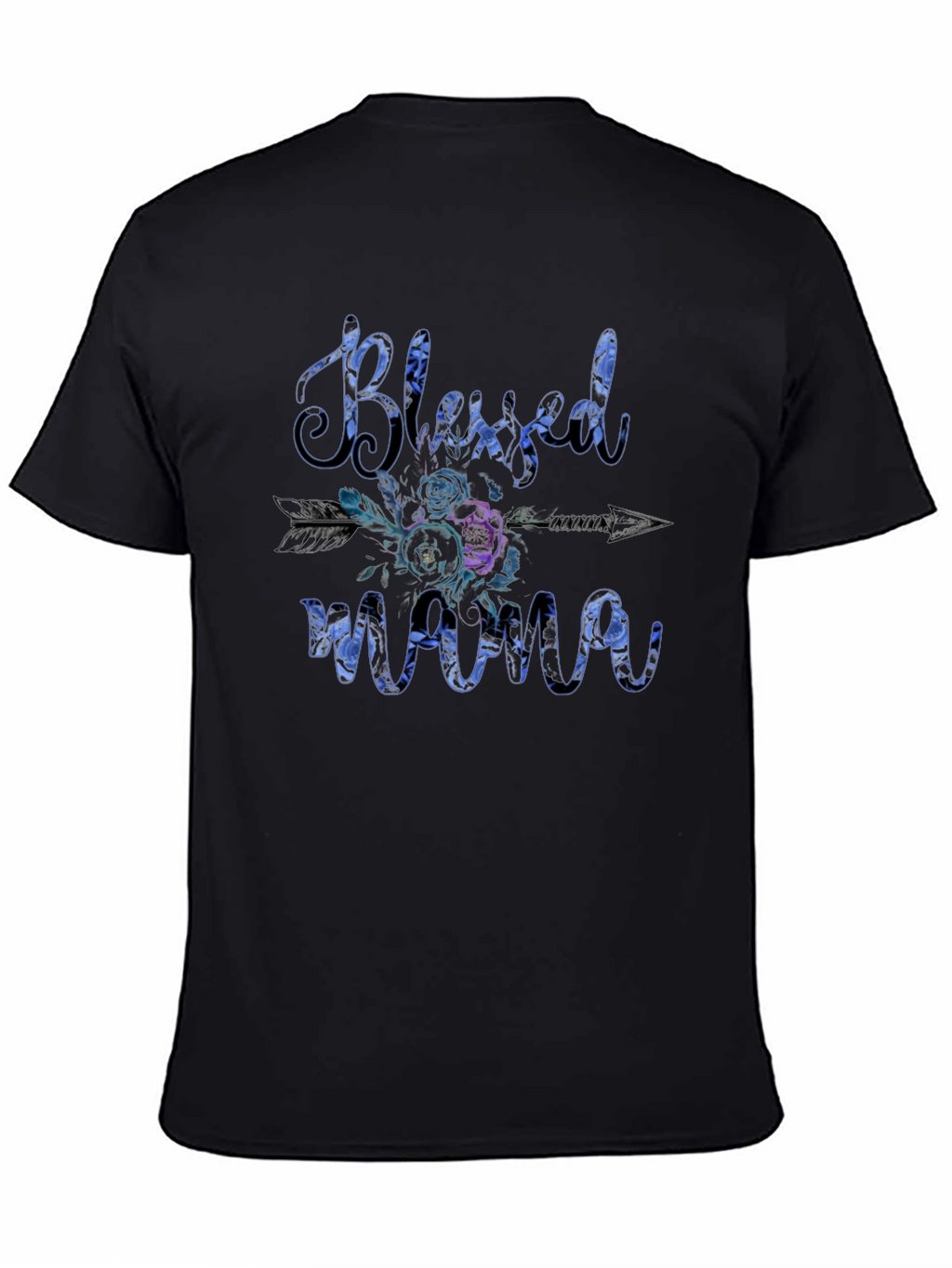 Blessed Mama Floral Graphic Tee