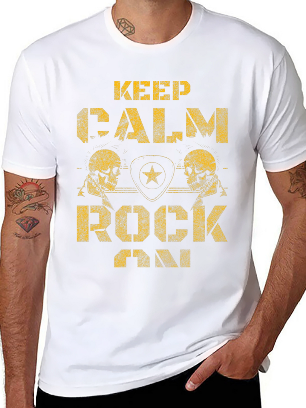 Keep Calm Rock On T-Shirt