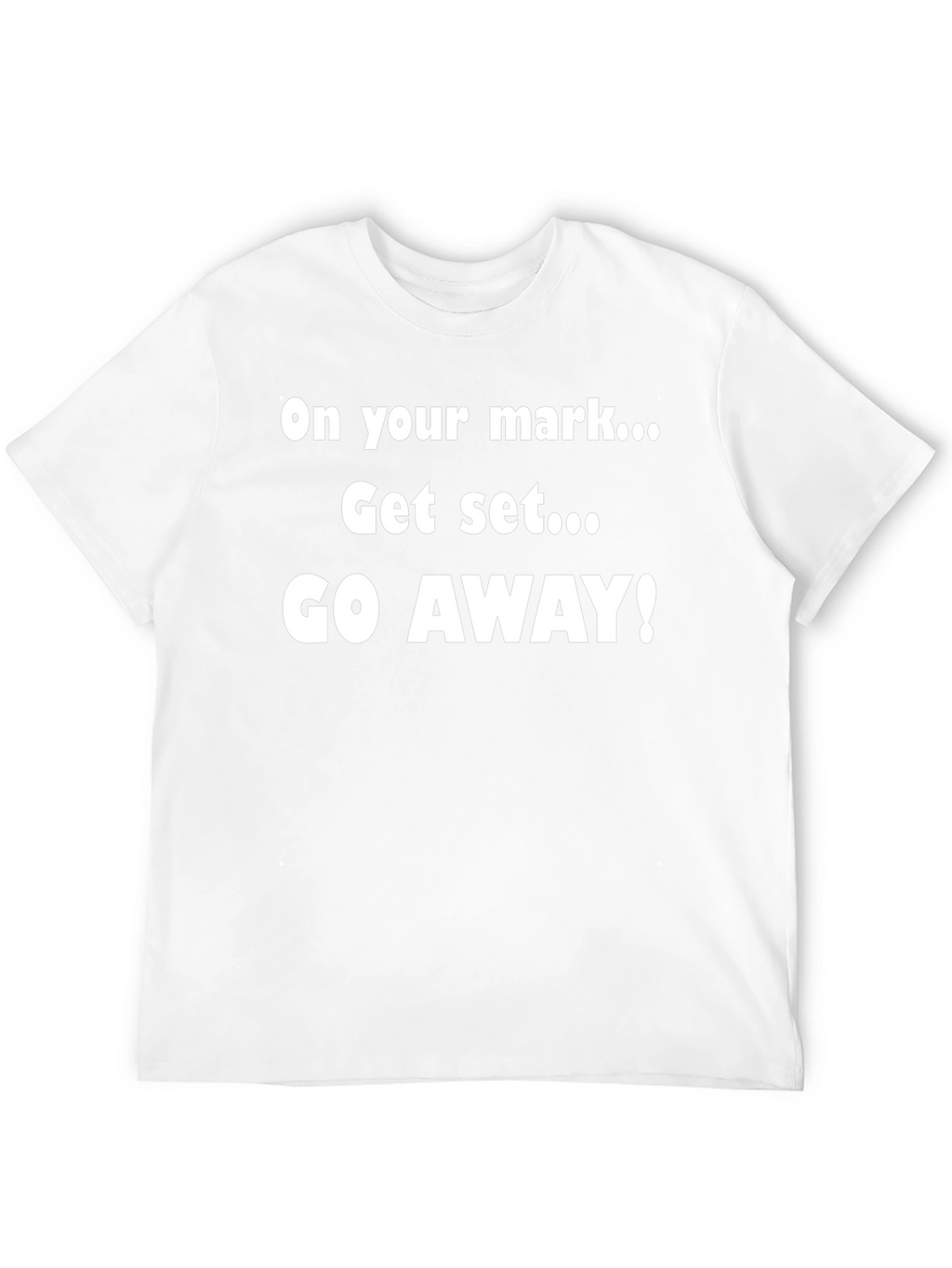 Go Away Graphic Tee - Black T-Shirt