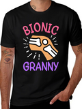 Bionic Granny T-Shirt - Funny Graphic Tee