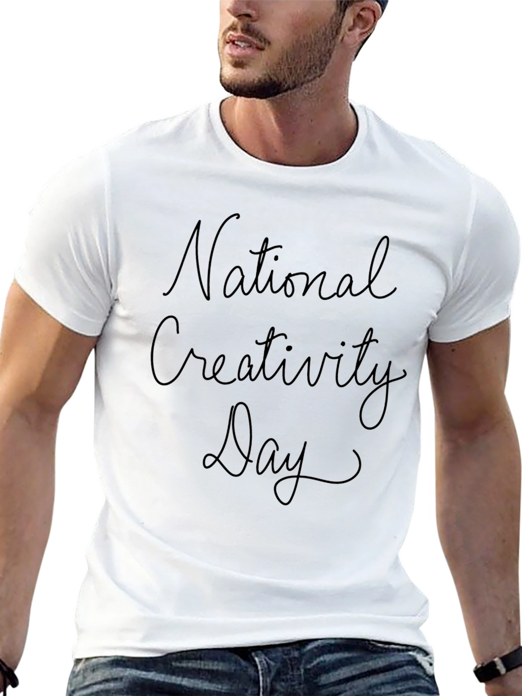 National Creativity Day Black T-Shirt