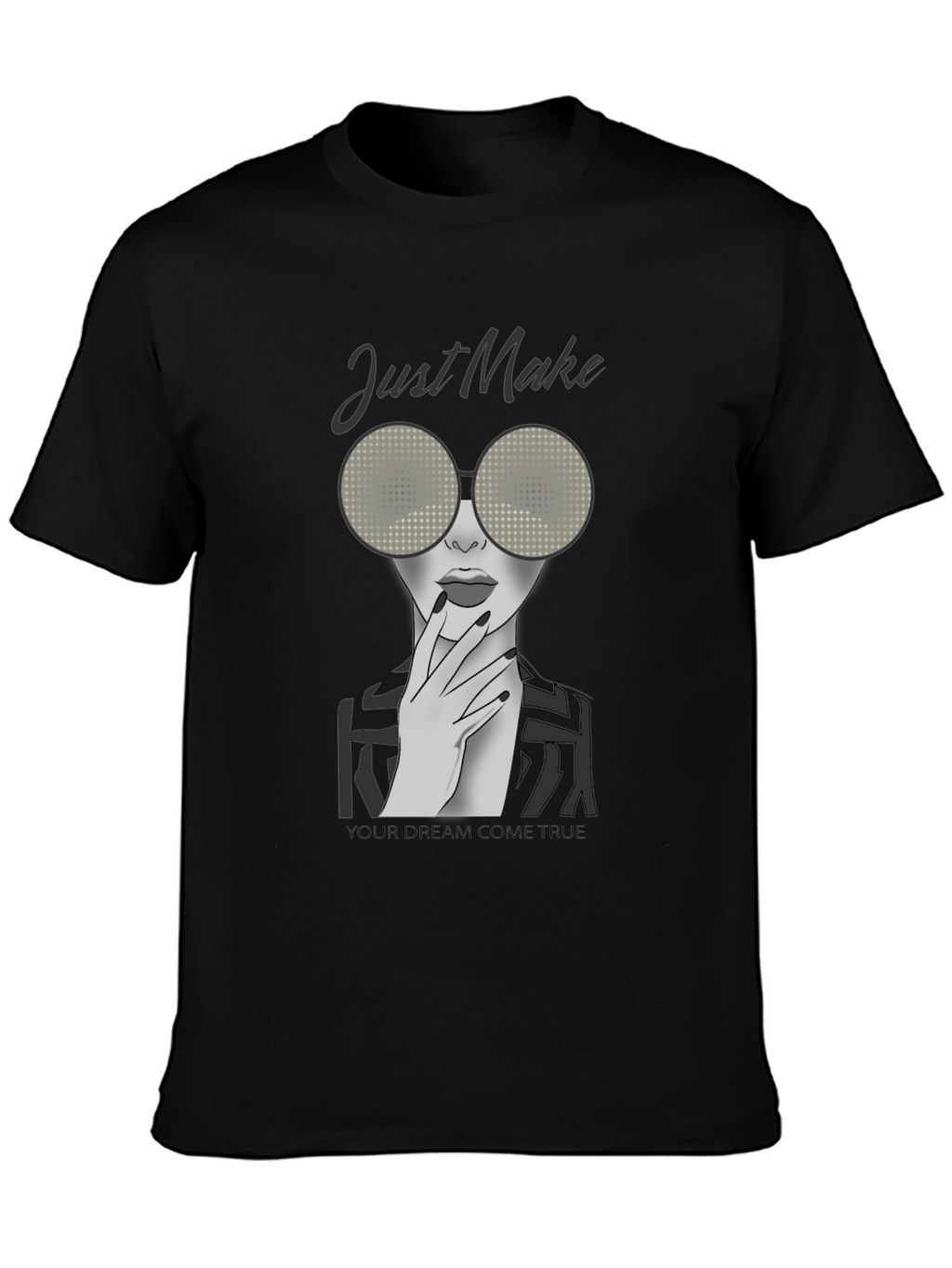 Stylish Woman Graphic Print T-Shirt
