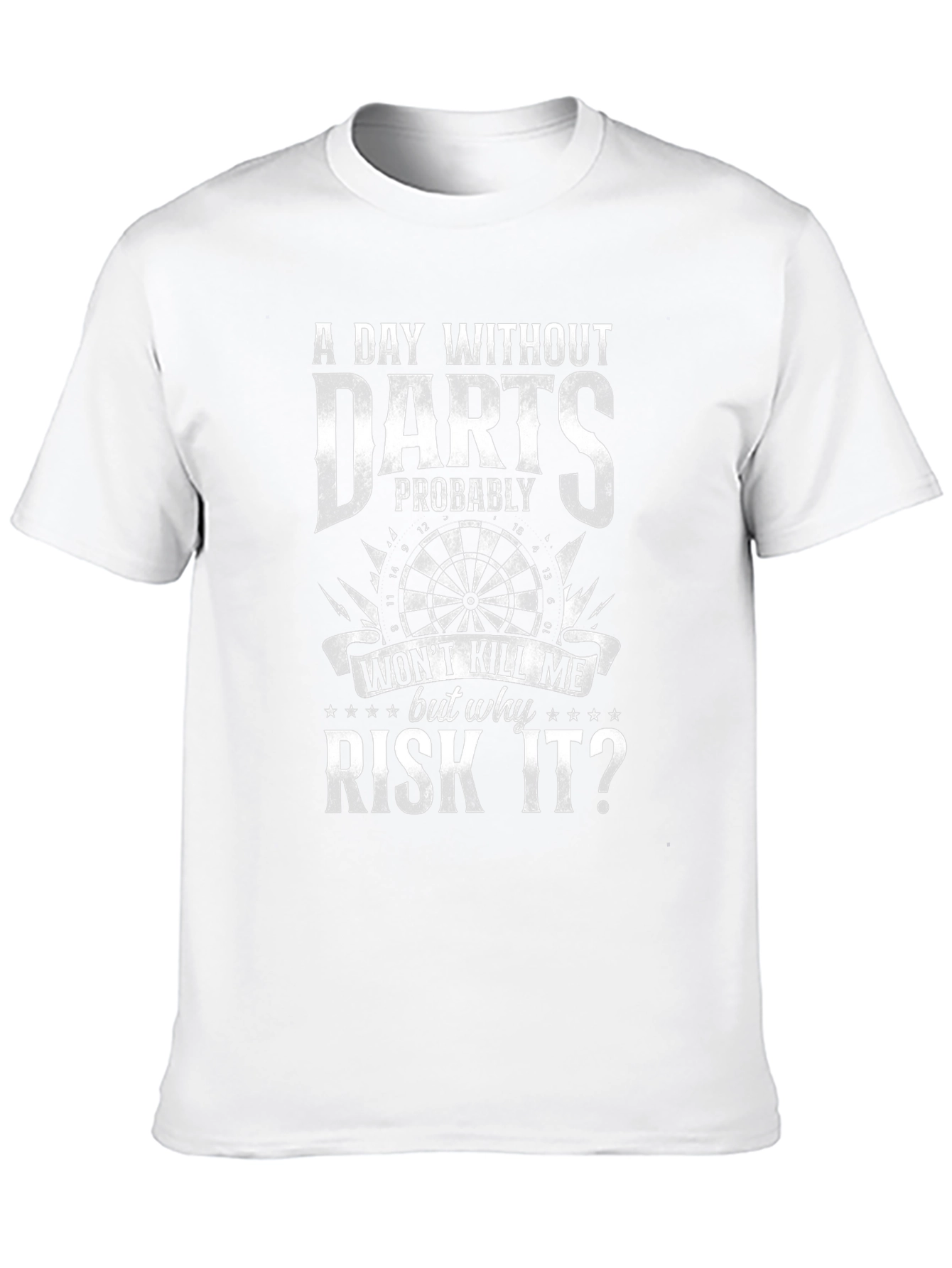 Funny Darts T-Shirt: A Day Without Darts