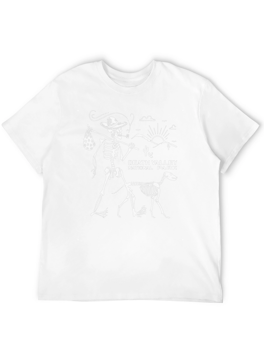 Death Valley National Park Skeleton T-Shirt
