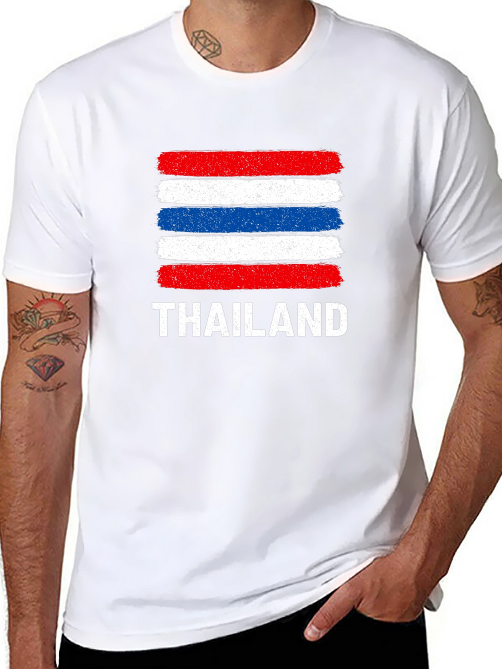 Thailand Flag T-Shirt - Travel Souvenir Tee