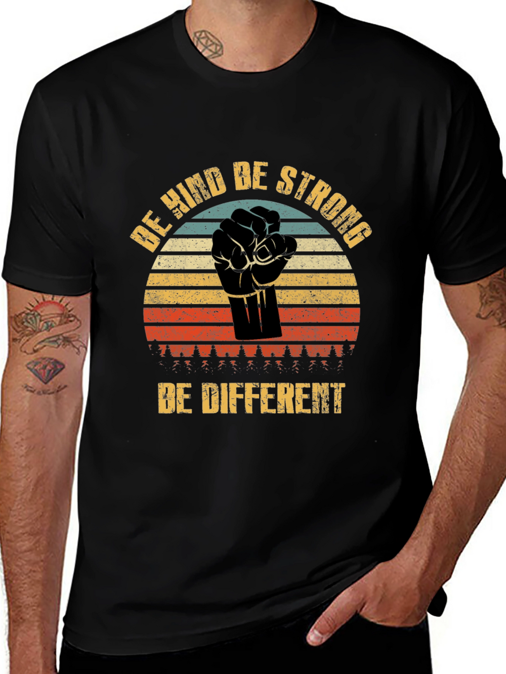 Be Kind Be Strong Graphic T-Shirt