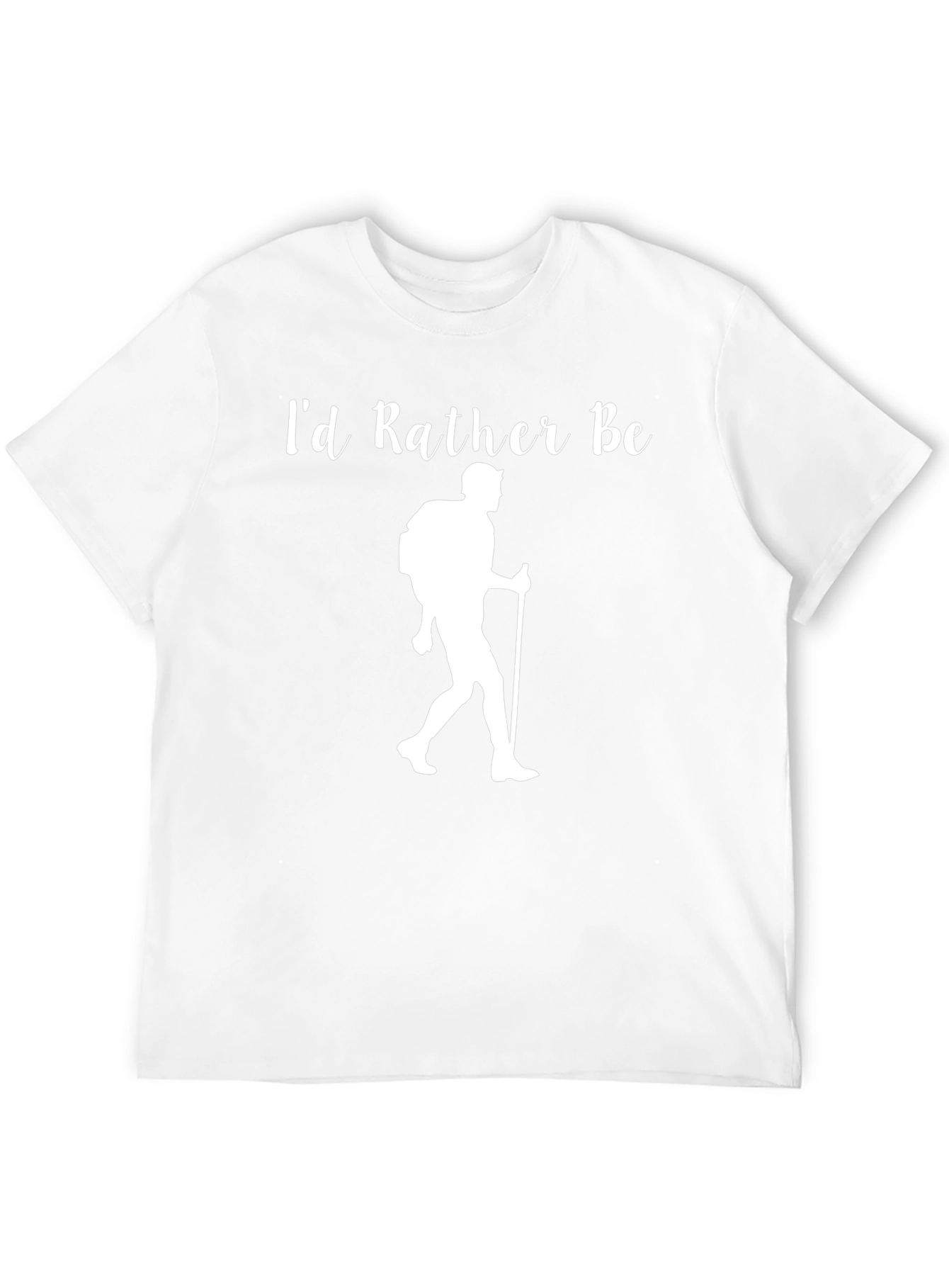 Id Rather Be Hiking T-Shirt - Black