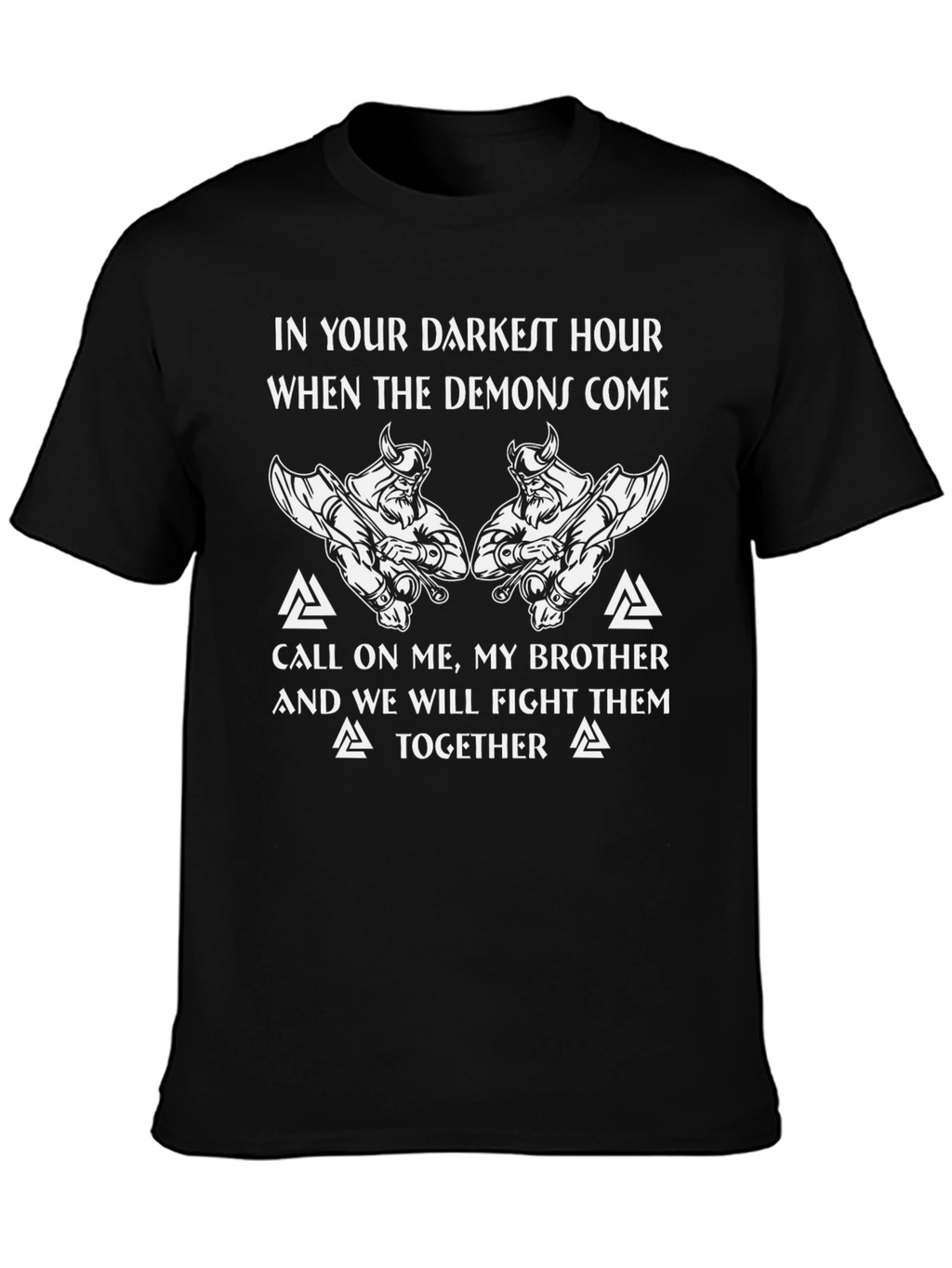 Viking Brothers Graphic T-Shirt - Fight Together