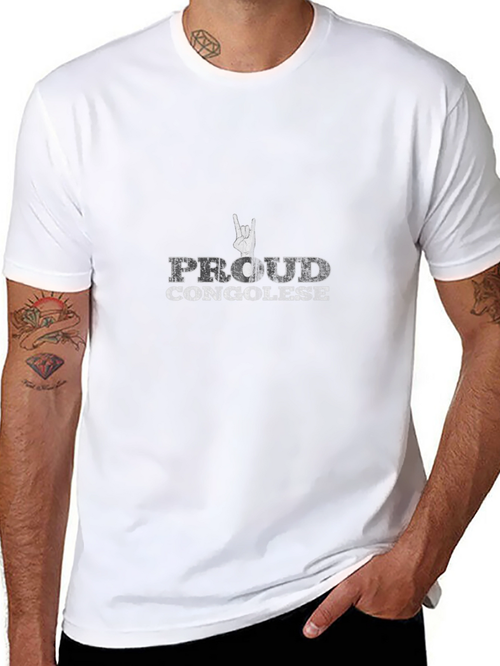 Proud Congolese T-Shirt - Black