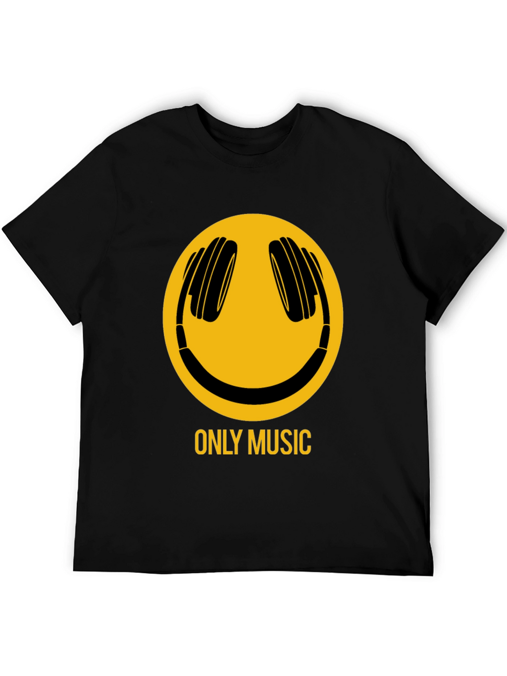 Only Music Graphic T-Shirt - Black