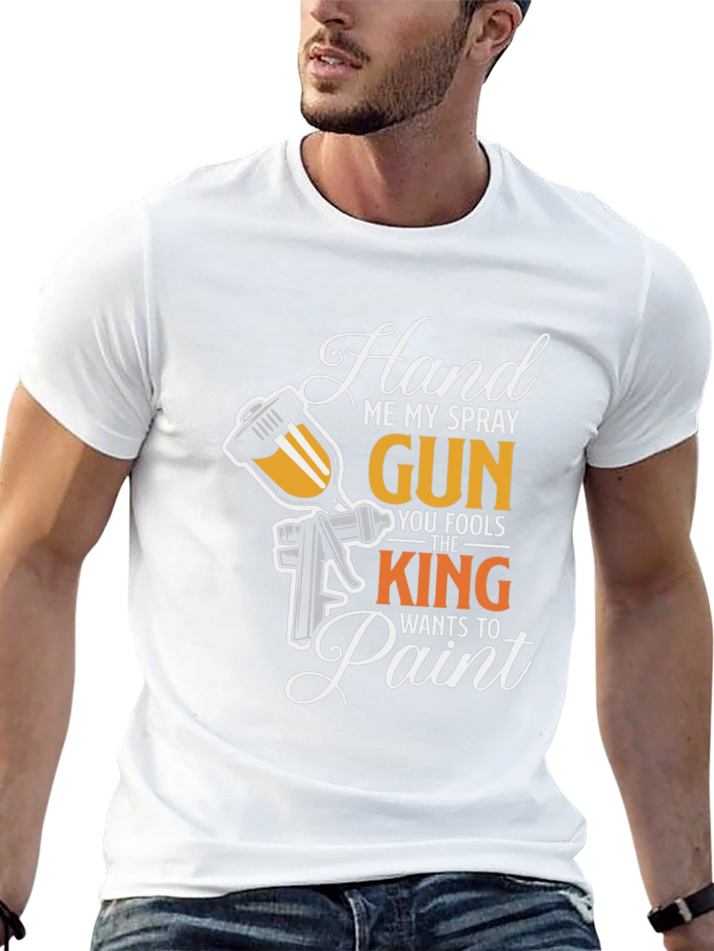 Hand Me My Spray Gun T-Shirt - Painter Gift