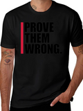Prove Them Wrong Black Graphic Tee