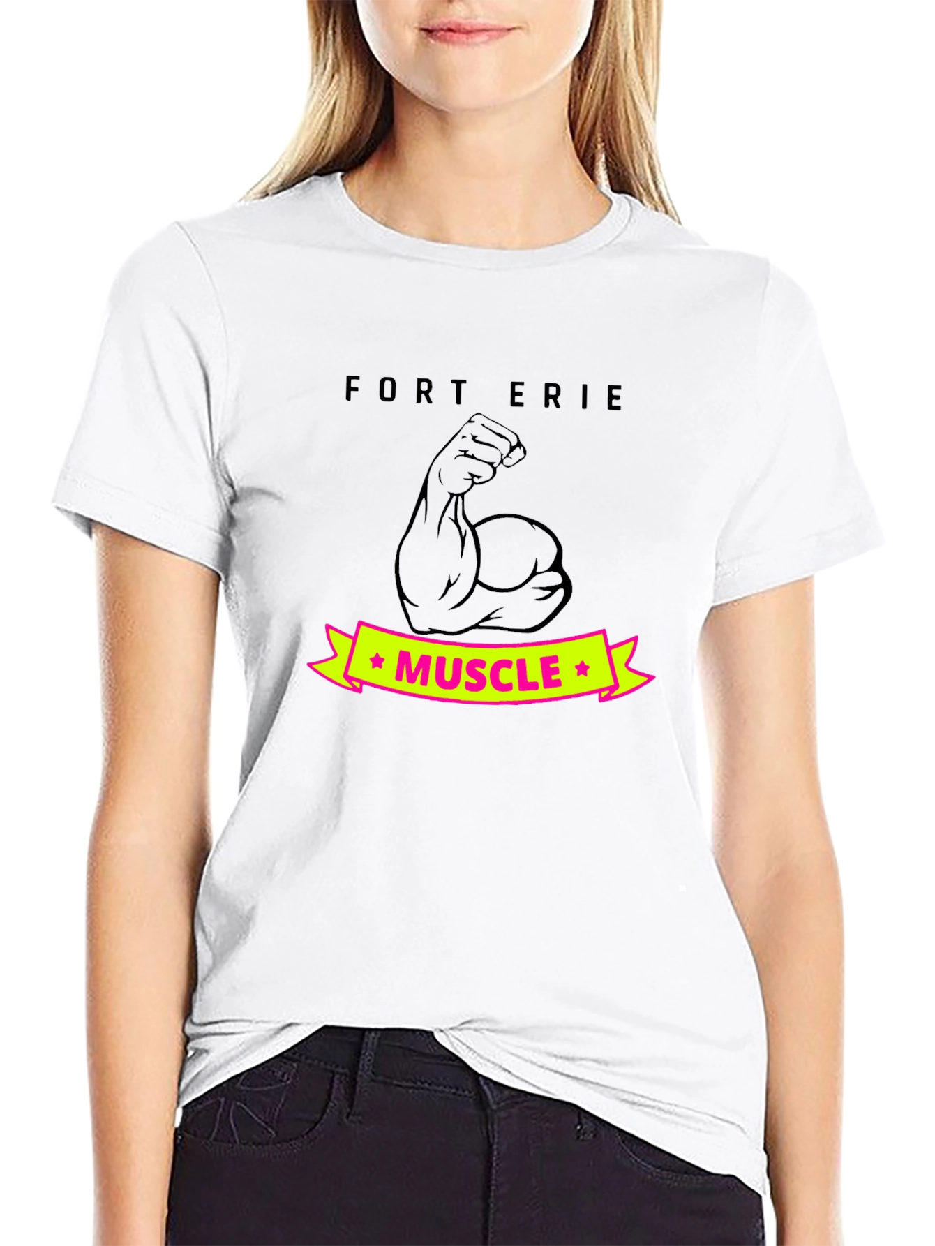 Fort Erie Muscle T-Shirt - Black