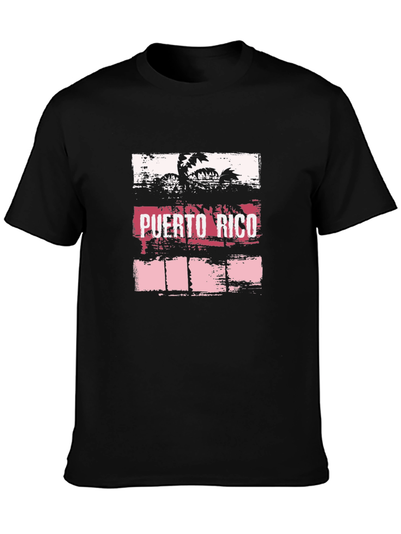 Puerto Rico T-Shirt Palm Tree Graphic Tee