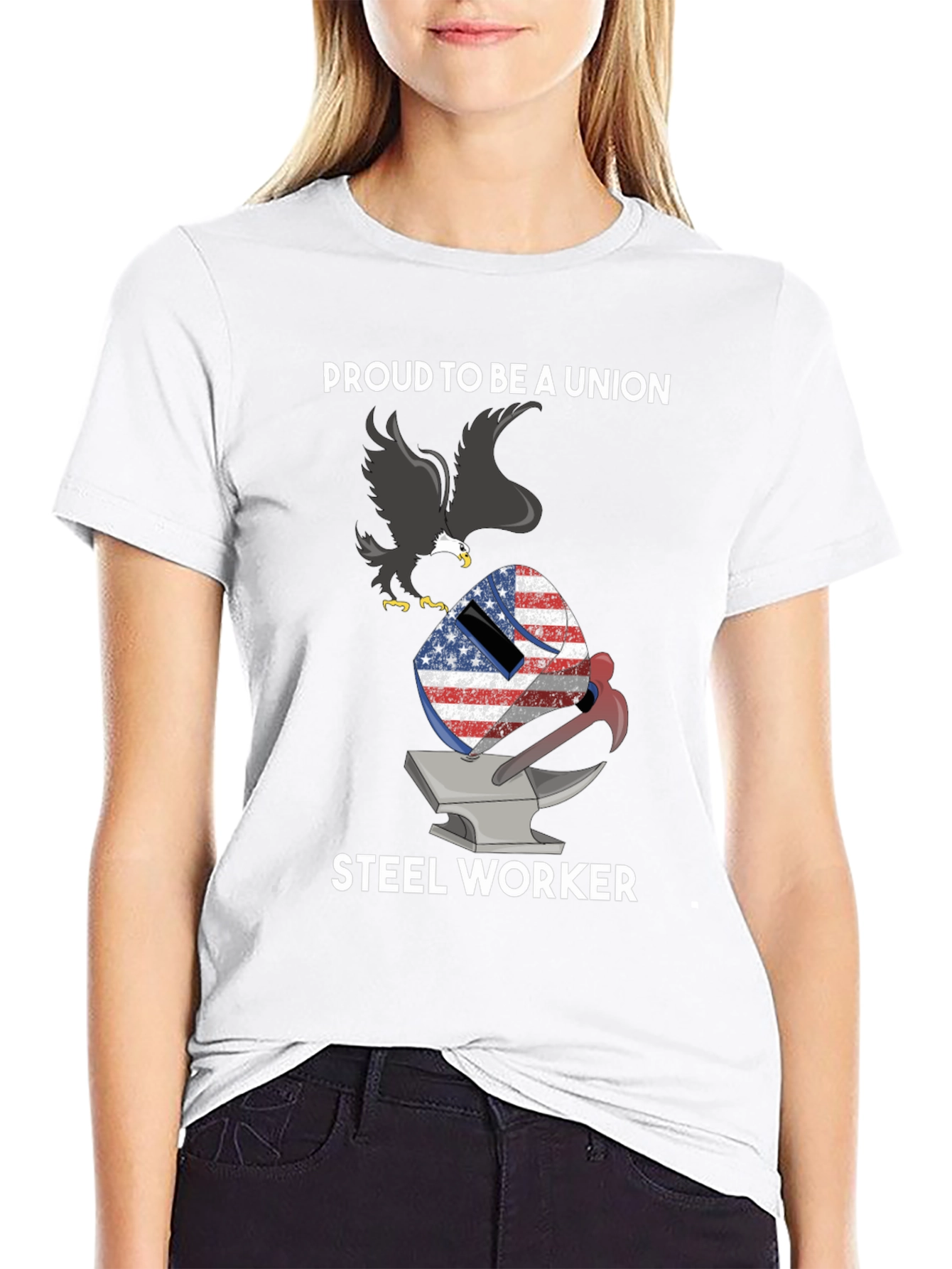 Proud Union Steel Worker T-Shirt