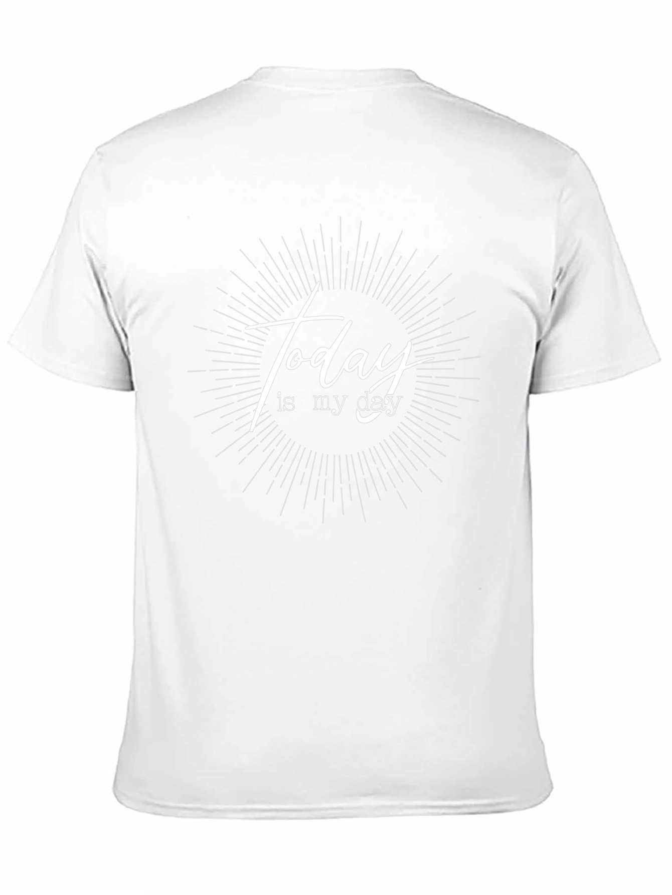 Today Is My Day T-Shirt - Motivational Black Tee