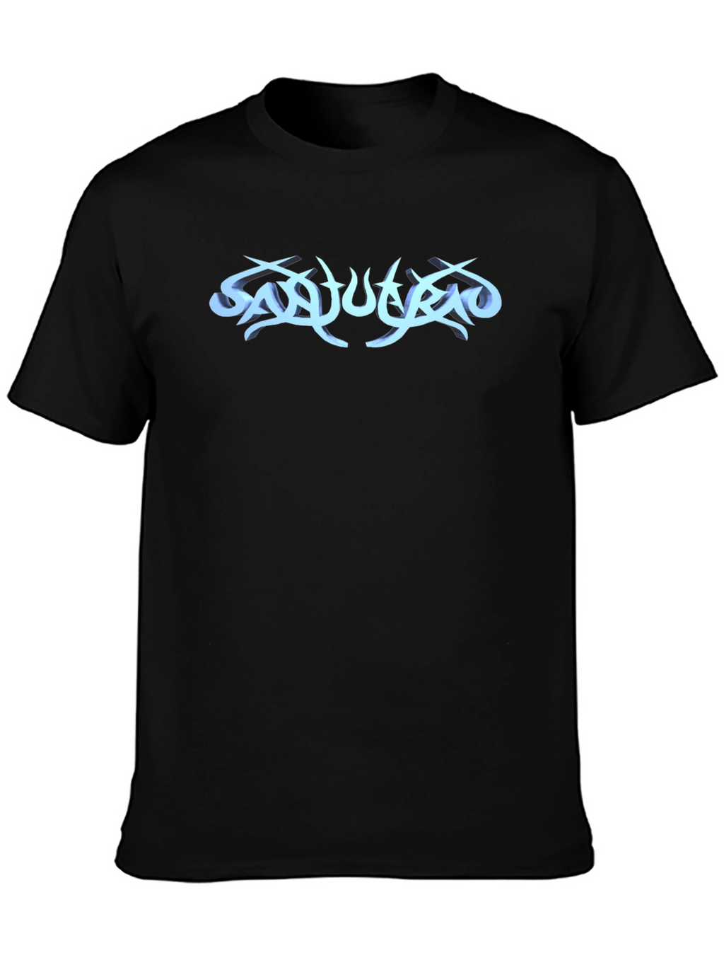 Modern Black Graphic Tee