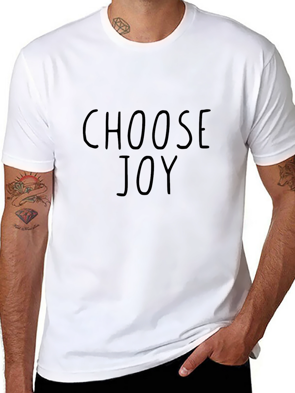 Choose Joy T-Shirt - Black Graphic Tee