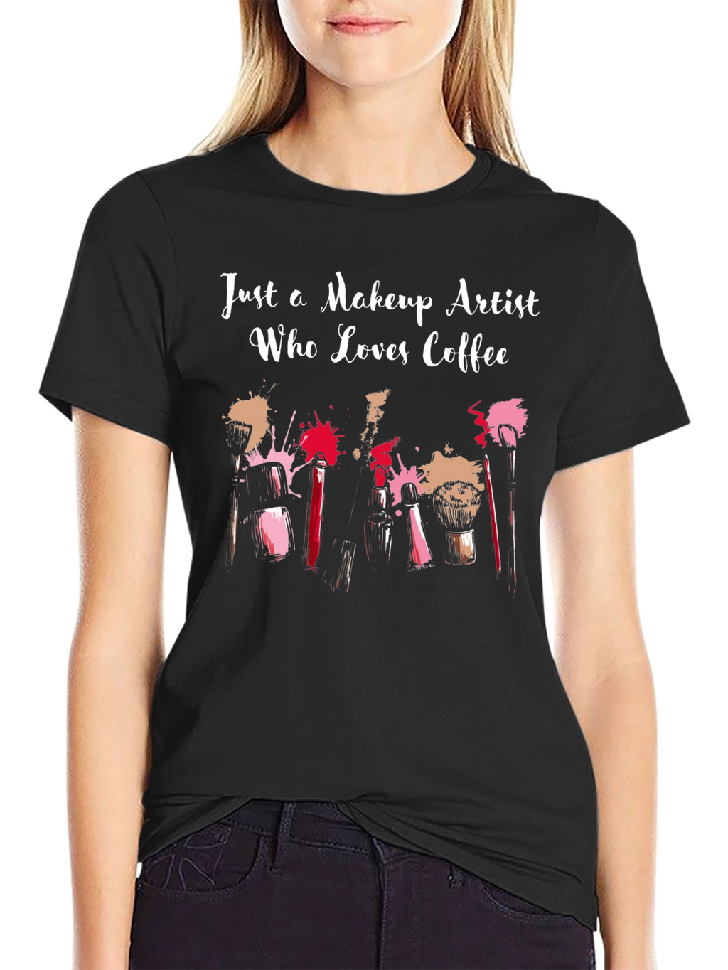 Makeup Artist Coffee Lover T-Shirt