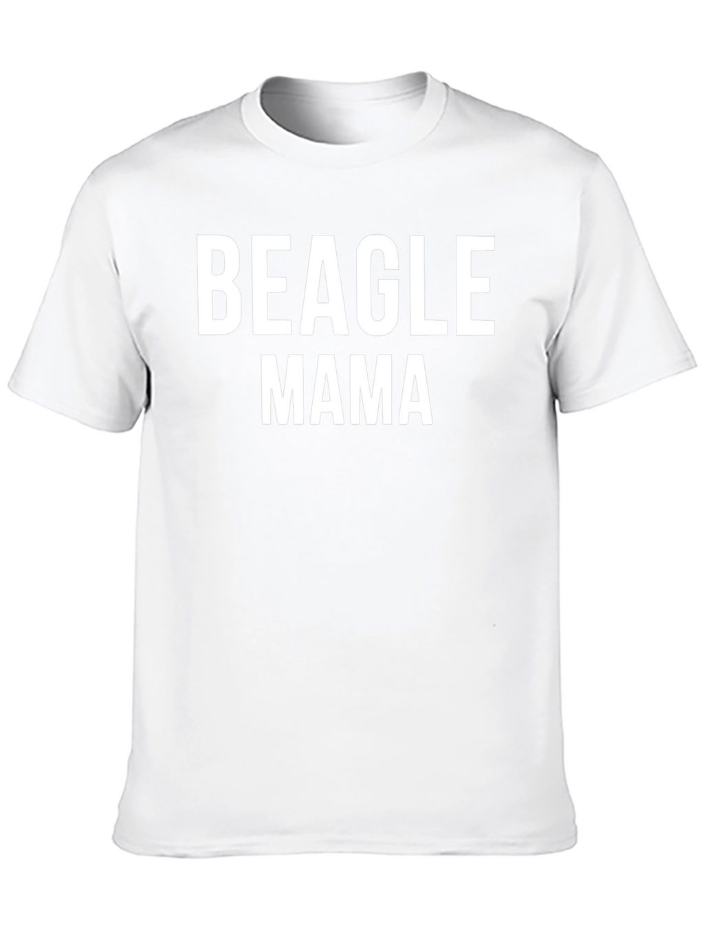 Beagle Mama Graphic Tee - Black Unisex T-Shirt