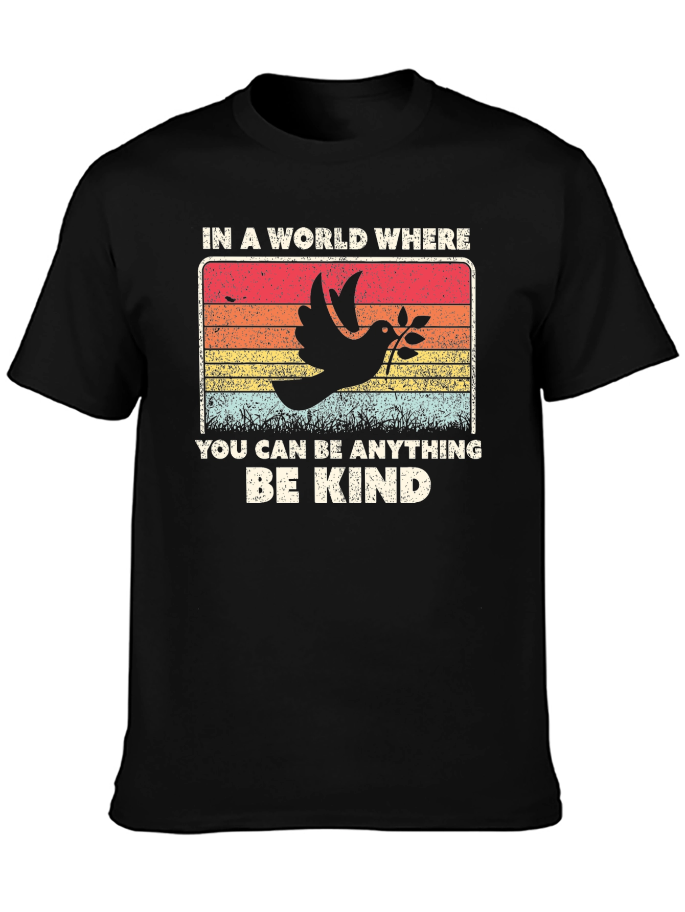 Be Kind Graphic Tee - Dove Peace T-Shirt