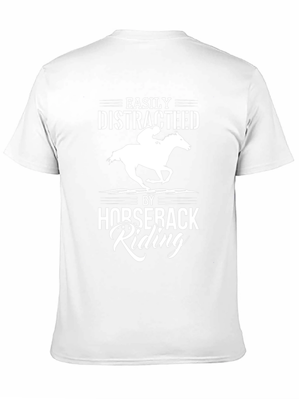 Easily Distracted by Horseback Riding T-Shirt