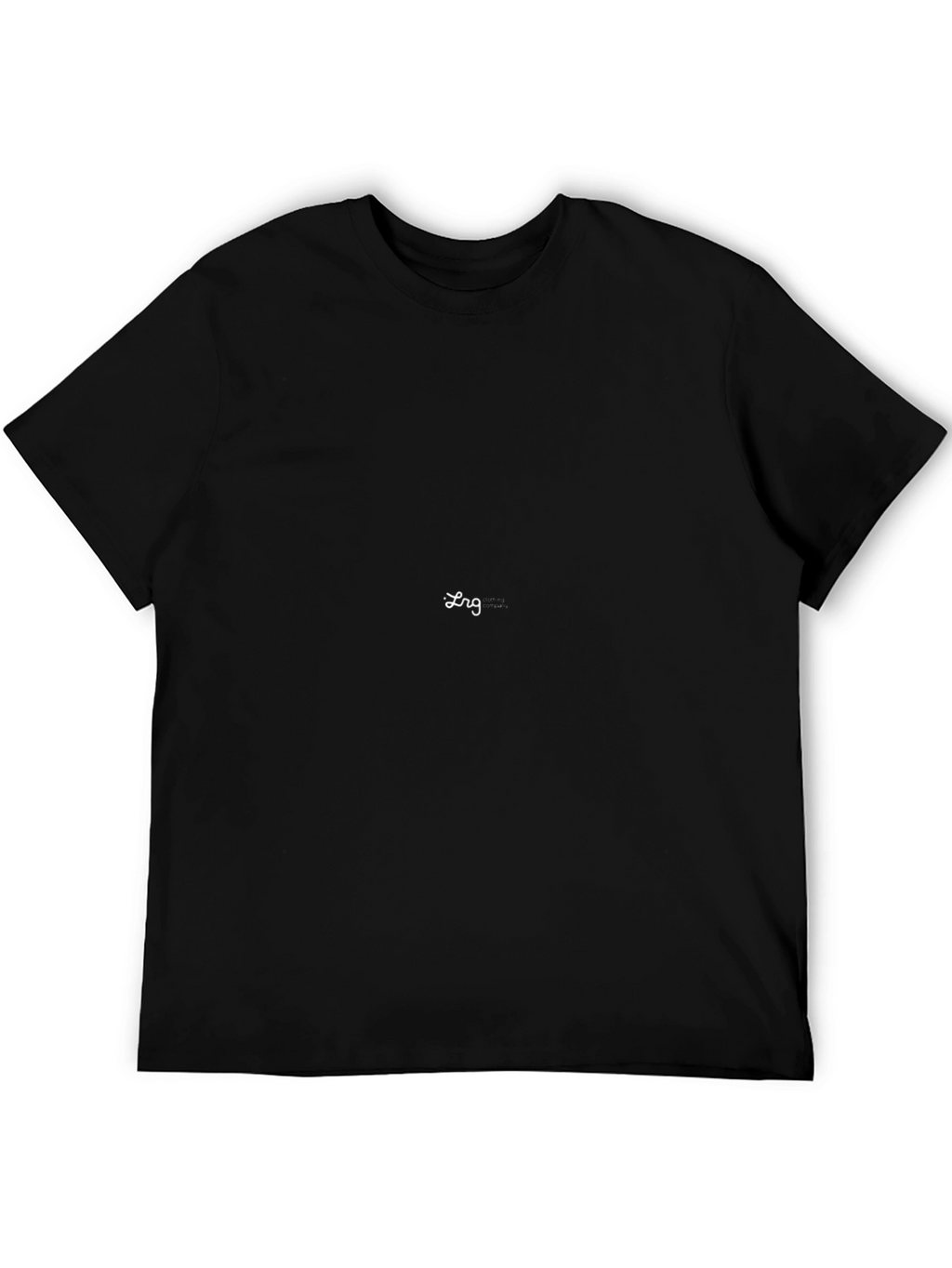 Mens Black Crew Neck Short Sleeve Tee