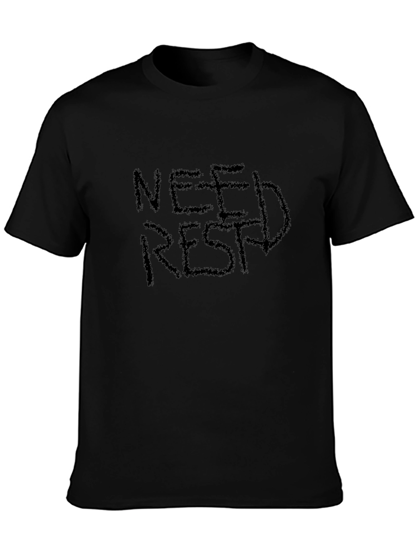 Need Rest? Graphic Black T-Shirt